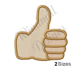 Thumbs Up Emoji - Machine Embroidery Design - £2.80 GBP