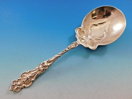 Irian by Wallace Sterling Silver Berry Spoon 9" Aphrodite Woman Figural Serving - $385.11