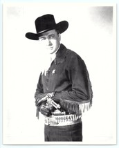 Photo Monte Hale Country Western TV Actor Cowboy 8 x10 Black White Fan Card - £16.61 GBP