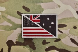 USA Australia Friendship Flag Morale Patch US AUS Special Forces SASR ADF - $8.95