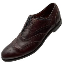 SH29 Allen Edmonds 11.5B McClain Brown Leather Wingtip Dress Shoes - £30.45 GBP