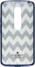 Kate Spade NY Hardshell Case for Motorola Droid Maxx 2 - Silver Chevron - £7.95 GBP