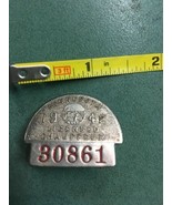 Old vintage Minnesota 1942 licensed Chauffeur Badge #30861 pin - €34,56 EUR