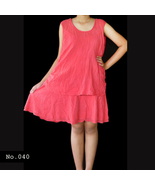 No.040 - Super Plus Size 1X,2X,3X,4X,5X,6X,7X Bohemian Women&#39;s Mini Dress - $44.00+