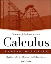 2004 PB Student Solutions Manual to accompany Calculus: Single and Multivariab.. - £11.06 GBP