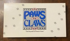 Vintage 1987 Paws ‘n Claws Cat and Dog Trivia Board Game - Complete &amp; Great Cond - £11.50 GBP