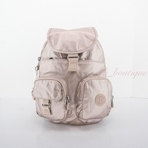 NWT Kipling BP4030 Lovebug Travel Small Backpack Polyamide Quartz Metall... - $74.95