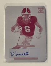 1/1 Limited Editon! Dominic Lovett Rc Auto Uga 2024 Leaf Metal Xrc - Print Plate - $148.50