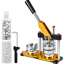 3&quot; Rotary Button Maker Punch Press Machine 75mm Die Mould 100 Badge Pin US - $204.99