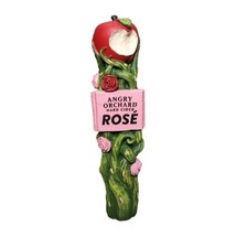 Angry Orchard Hard Cider Rose Bar Tap Handle, Beer Tap Tapper Figural  - £12.76 GBP