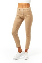 Tractr Mona High Rise Corduroy Skinny Jean Camel - $470.30 MXN