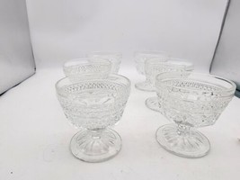 Anchor Hocking Wexford Dessert Low Comport Sorbet Bowl Set Of 6 - $26.99