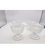 Anchor Hocking Wexford Dessert Low Comport Sorbet Bowl Set Of 6 - $36.85 CAD