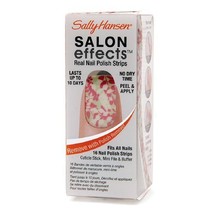 Sally Hansen Salon Effects Real Nail Polish Strips Aflorable - 16 Ea, Pack of 2 - £15.43 GBP