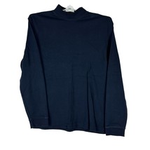 George Men&#39;s Blue Long Sleeved Mock Neck T-Shirt Size XL - £14.83 GBP