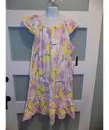 Faded Glory Pink Butterfly Dress size 14/16 XL Girl&#39;s NEW - €13,04 EUR