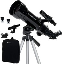 Celestron - 70mm Travel Scope - Portable Refractor Telescope - Fully-Coated - £103.74 GBP