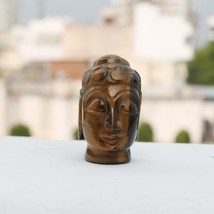 Natural Tiger Eye Single Gemstone Statue, Lord Buddha Statue,figure hand carved  - £53.72 GBP