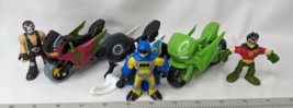 Fisher Price Imaginext Batman Robin Bane Motorcycles Lot - $19.95