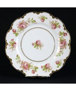 Haviland Limoges Schleiger 257 Large Pink Roses Dinner Plate, Heavy Gold... - £176.20 GBP