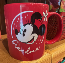 Walt Disney World Grandma Minnie Mouse Castle Ceramic 15 oz Mug Cup NEW