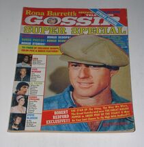 Robert Redford Rona Barrett's Gossp Magazine Vintage 1974 Cher Streisand Newman - $29.99