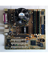 Asus P5P800-VM Mobo with Pentium D 830 3GHz CPU and 2GB RAM - Test OK! - $55.74