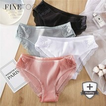 M-2XL Cotton Panties Women Comfortable Underwears Sexy Low-Rise Underpan - £12.99 GBP+