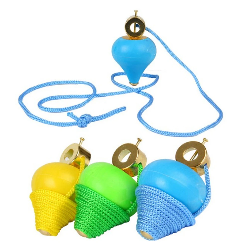 1Pc Wooden Rope Spinning Tops Toy Original Classic and Durable Spinning Top - £7.48 GBP
