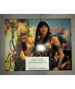 Lucy Lawless Hand Signed Autograph 8x10 Photo Xena - £58.97 GBP