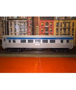 MTH RAILKING USED MODIFIED  Plastic Passenger Coach Car Silver   Lights Work HOL - $21.00