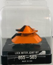 Lock Miter Joint Bit - Cutter Dia. 2-3/4”, Length 1-1/4”, Shank 1/2” - U... - $32.62