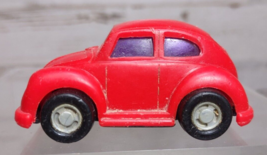 Vintage Buddy L Red Volkswagen Beetle Bug Toy Car Made in Japan 2 1/2&quot; - £5.70 GBP