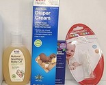 CVS HEALTH BABY LOT OF 4 Baby Oil Diaper Cream Cheek Balm Toothbrush - $19.79