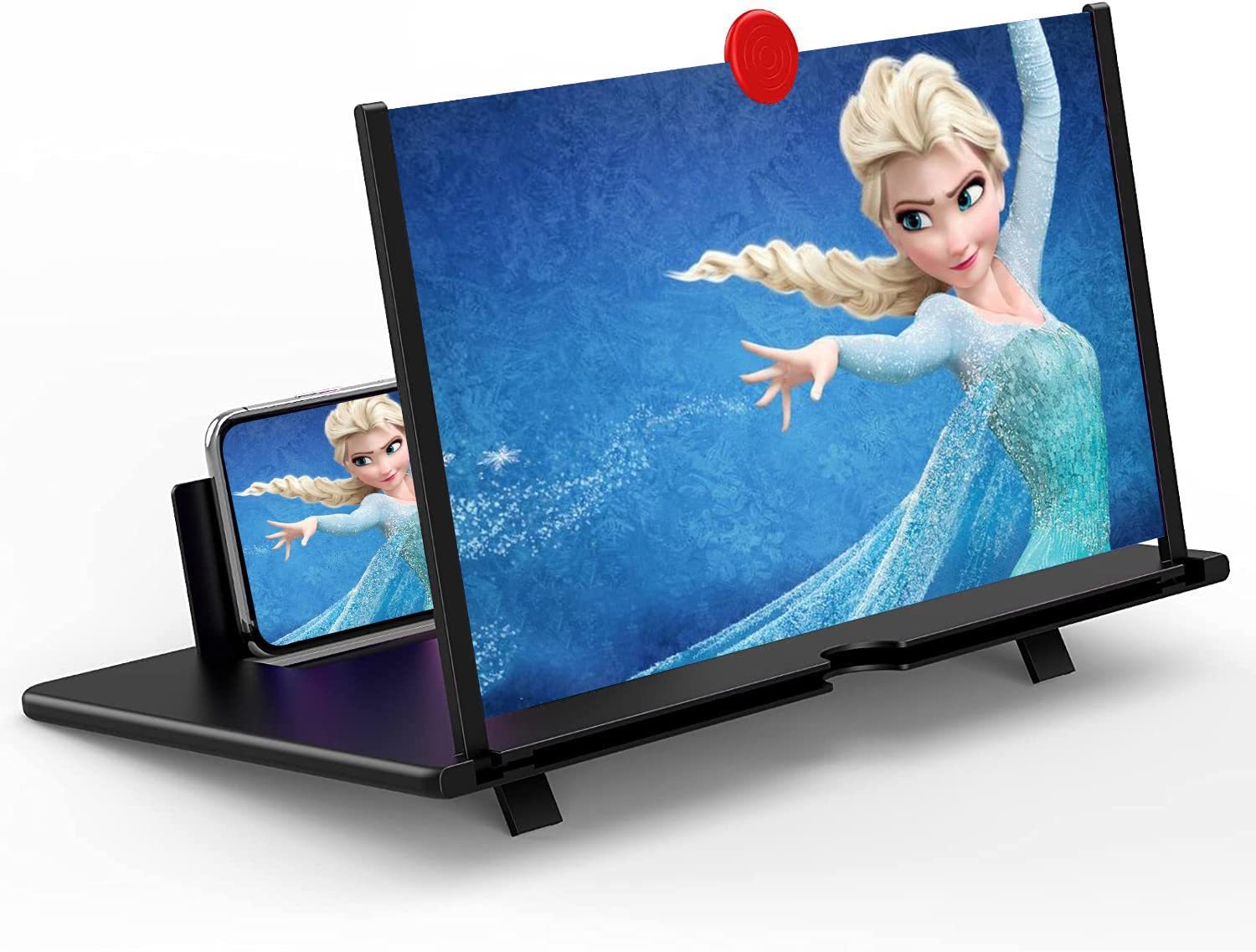 18" Screen Magnifier – 3D HD Cell Phone Magnifing Screen Enlarger Projector for