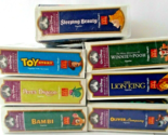 7X Masterpiece VHS  S Beauty-T Story-L King-W Pooh-P Dragon-Bambi-Oliver - $19.79