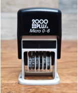 COSCO 2000 PLUS MICRO 0-6 NUMBERER SELF-INKING STAMP! - £6.93 GBP