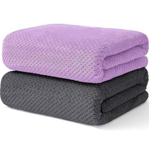 2 Pack Bath Towel Set, Waffle Bath Towel Set, Super Soft Highly Absorbent, Sturd - £15.87 GBP