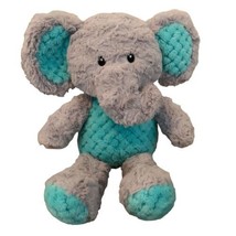 Spark Create Imagine Gray Elephant Lovey Plush Stuffed Animal Rattle Crinkle 14” - £15.76 GBP