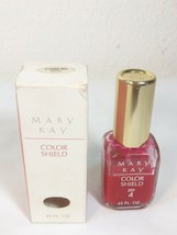 MARY KAY STEP 4 NAIL COLOR SHIELD Classic Red  .45 fl oz # 0154 New Old ... - £7.83 GBP