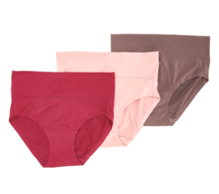 All Worthy Set of 3 Brushed Micro Brief Panty - Jewelry, SMALL - £18.04 GBP