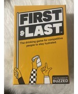 First &amp; Last Drinking Card Game  *From The Creators Of BUZZED* - $18.08 CAD