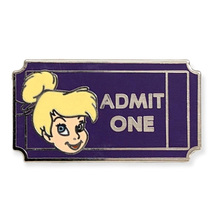 Tinker Bell Disney Pin: Admit One Ticket - £7.03 GBP