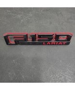Used OEM Ford F150 LARIAT Black &amp; Red Fender Badge Left GL3Z16720F  2016... - $28.05