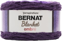 Bernat Blanket Ombre Yarn-Eggplant Ombre - $22.31