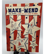Magazine Make and Mend for Victory Book No. S-10 1942 Spool Cotton Co. 3... - £10.99 GBP