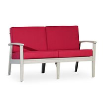 DTY Outdoor Living Longs Peak Eucalyptus Loveseat with Cushions - Natural Oil Fi - £222.03 GBP+