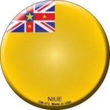 Niue  Novelty Metal Mini Circle Magnet CM-373 - $12.95