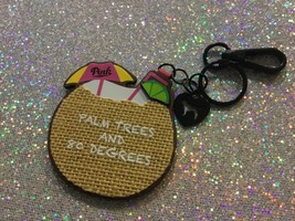 Victoria&#39;s Secret PINK palm tree drink w/ mirror keychain New - £7.58 GBP