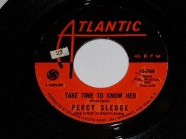 Percy Sledge Take Time To Know Her It&#39;s All Wrong 45 RPM Record Atlantic 2490 - £31.89 GBP